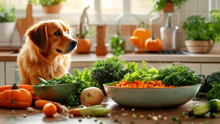 Porções Ideais de Vegetais para a Dieta Natural do Seu Pet