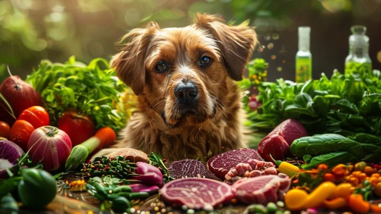 Como a alimentação natural melhora a pelagem dos cães