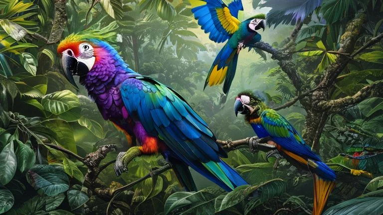 Características Únicas das Raças de Pássaros Exóticos no Brasil