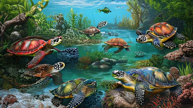 Curiosidades Fascinantes Sobre Raças de Tartarugas Aquáticas