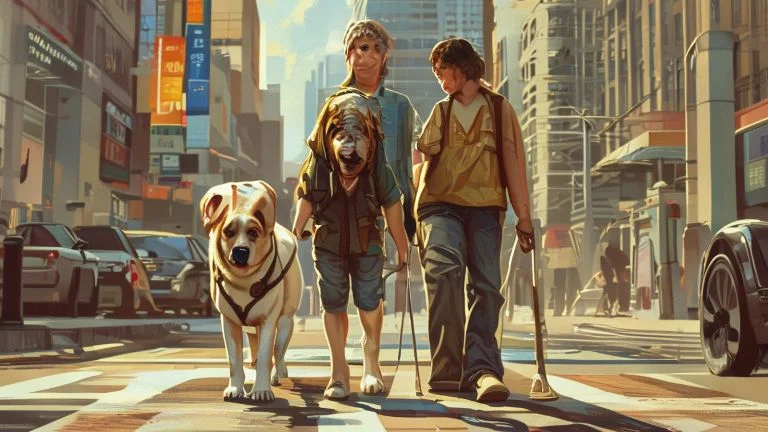 Como um cachorro-guia mudou a vida e trouxe independência ao seu tutor