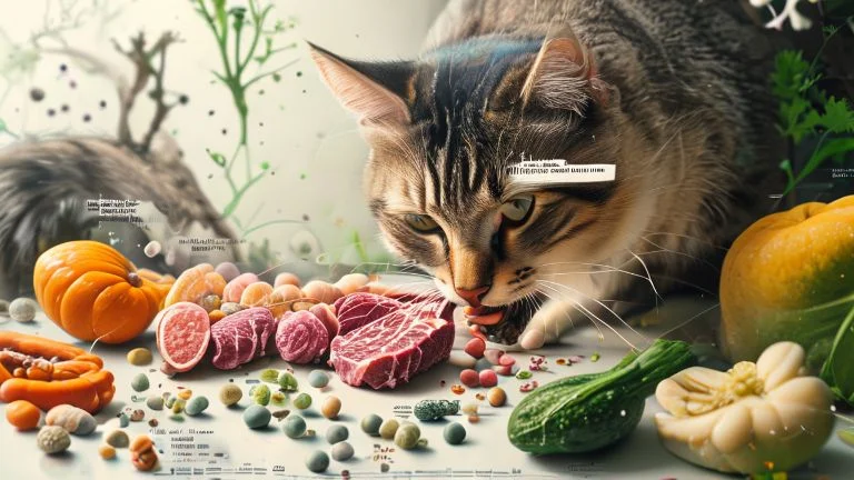 Como as fibras beneficiam a alimentação natural dos gatos carnívoros