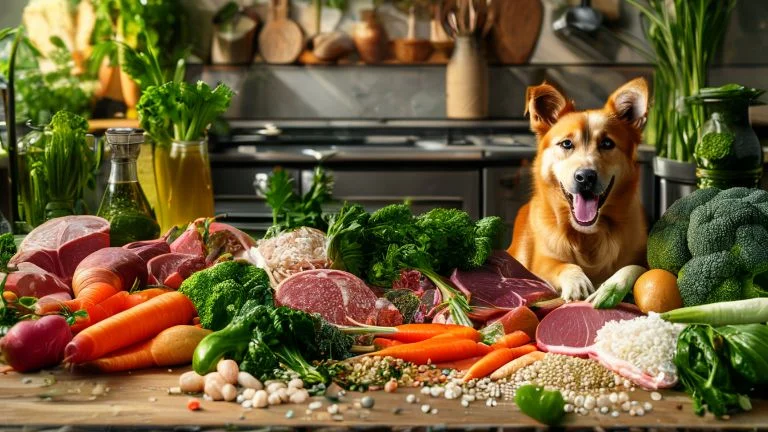 Como Planejar Refeições Naturais para Cães com Alta Energia