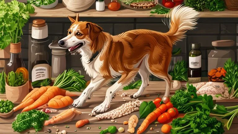 Receitas Naturais para Energizar Cães de Trabalho com Segurança