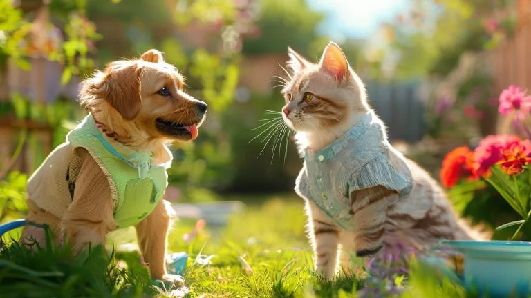 Roupas leves para pets no verão: conforto e estilo para seu amigo