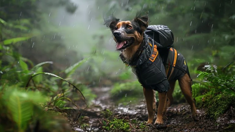 Roupas impermeáveis para cães: conforto e proteção em aventuras ao ar livre
