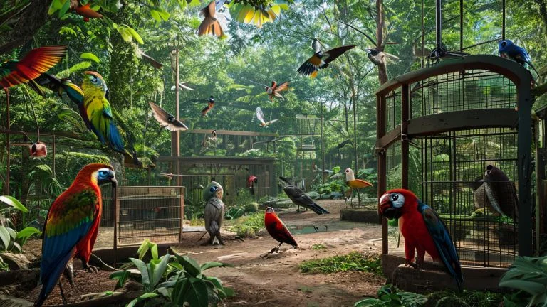 A jornada das aves resgatadas até seus novos lares felizes