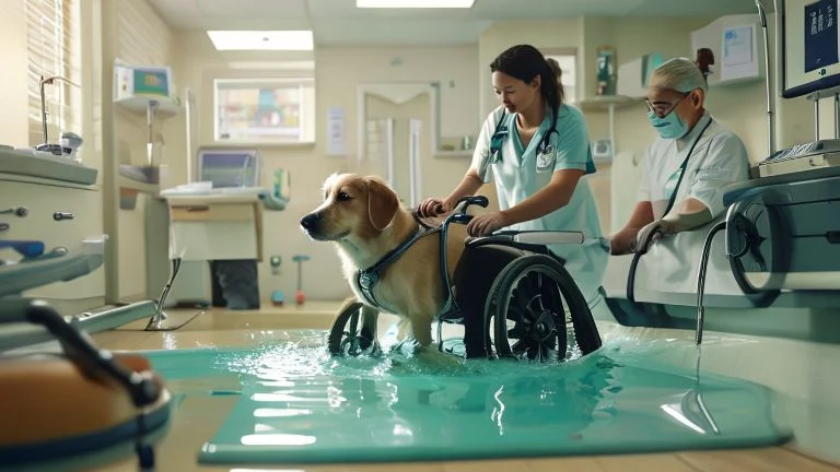A emocionante recuperação de um cachorro com deficiência física