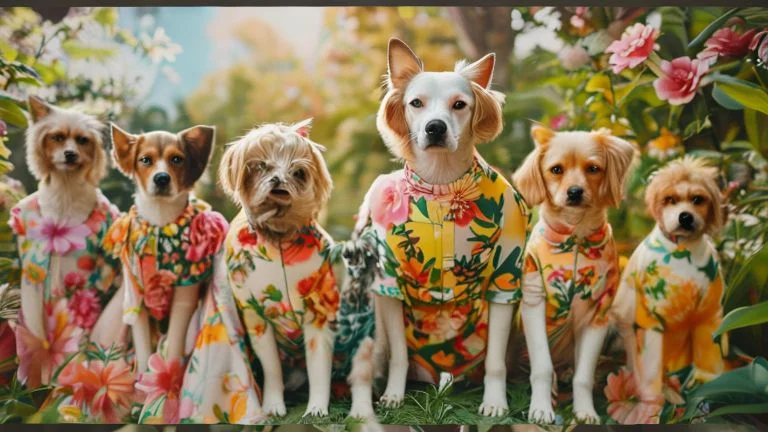 Estampas Florais na Moda Pet Feminina: Charme e Naturalidade