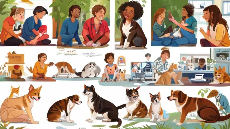 Histórias emocionantes de pets que encontraram um lar para amar